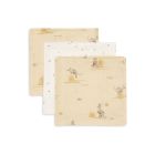 Lot de 3 langes en coton 31 x 31 cm Kangaroots