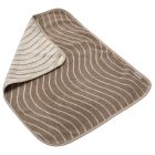 Serviette MATTY design Woodland. Cappuccino