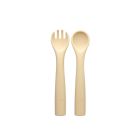 Set de 2 couverts Petit Croc Vanille