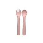 Set de 2 couverts Petit Croc Litchi