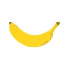 Lot de 16 serviettes Banane