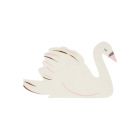 Lot de 16 serviettes Cygne