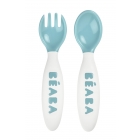 Set de 2 couverts bébé ergo 2ème âge blue