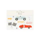 Lot de 2 planches de tatouages enfant Voitures