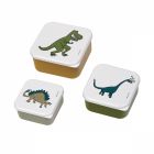 Set de 3 lunch box Dinosaure
