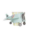 Lot de 8 gobelets Avion