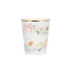 Lot de 8 gobelets Floral