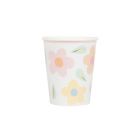 Lot de 8 gobelets Happy Flowers