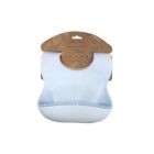 Lot de 2 bavoirs silicone avec Rebords , collection Petit Miam Ice