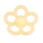 Anneau dentition fleur Jaune