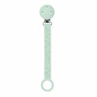 Attache sucette silicone Vert menthe imprimé