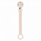 Attache sucette silicone Beige