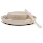 Coffret repas 3 pièces en silicone argile