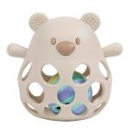 Hochet avec balle ours en silicone argile