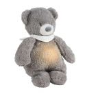 Sleepy veilleuse peluche ours gris  - Lapidou