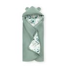 Couverture cosy Snuggle N Dream Leaves Mint