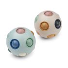Lot de 2 balles puzzle Solene jouet éducatif Ice blue multi mix