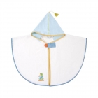 Cape de bain bébé Chien Taquin écru personnalisable