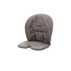 Coussin chaise haute Steps coton bio Gris géométrique