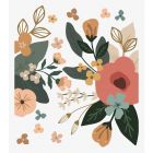 Planche de grands stickers Fleurs