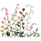 Grand sticker 66 x 55 cm - Fleurs sauvages