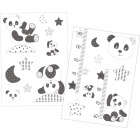 Stickers décoratifs Panda Chao Chao