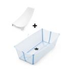 Baignoire Flexi Bath XL Ocean blue + transat de bain