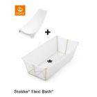 Baignoire Flexi Bath XL Sandy beige + transat de bain