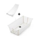 Baignoire Flexi Bath XL Sandy beige + transat de bain