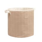 Panier de rangement Playground Taupe Grid