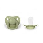 Lot de 2 sucettes anatomique en silicone 0-6 m - Pistacie