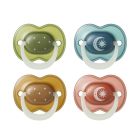 Lot de 4 sucettes nuit phosphorescentes 18-36 mois