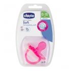 Sucette Physio Soft en silicone 6-16m Rose