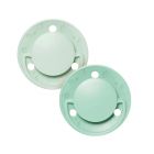 Lot de 2 sucettes rondes 6 mois+ Originale Vert clair et foncé