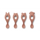 Lot de 4 cuillères bébé Dark Rose