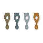 Lot de 4 cuillères bébé Blue Multi Mix