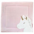 Tapis de parc 100x100 cm Tapidou Licorne Rose/Or