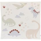 Tapis de jeu nomade en jersey coton 100 x 100 cm Dinosaures