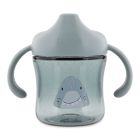Tasse d'apprentissage avec poignées en silicone - Mr. Shark