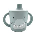 Tasse d'apprentissage en silicone - Mr. Shark