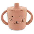 Tasse d'apprentissage en silicone Mrs. Cat