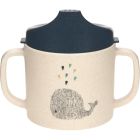 Tasse d´apprentissage Little Water Baleine Beige