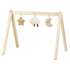 Arche en bois avec jouets à suspendre Teddy Bouclette