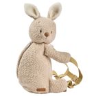 Sac à dos peluche lapin beige