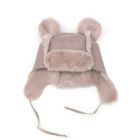 Bonnet en laine bébé Eskimo Coloris Suede Blush - Taille 1 à 6 mois