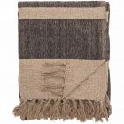 Plaid en coton Temi noir 160x130 cm