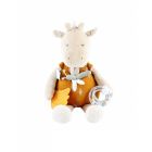 Peluche d'activités girafe Tiga ocre 40 cm