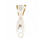 Mini peluche musicale girafe Tiga beige