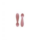 Lot de 2 cuillères Tiny Spoon rose poudré