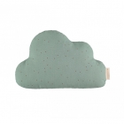 Coussin nuage coton bio toffee sweet dots eden green